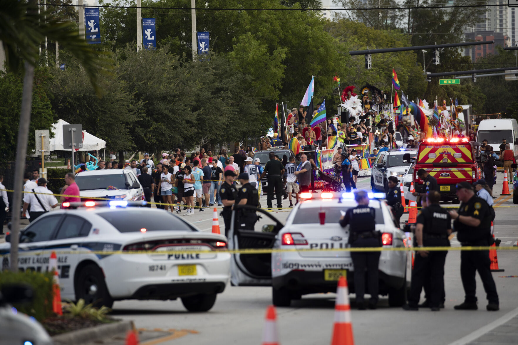 APTOPIX Pride Parade Crash